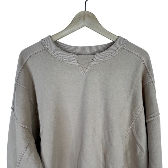 NWT FP Movement x Hatch Women's Intercept Sweatshirt Sz M Desert Sand Maternity - Picture 6 of 13